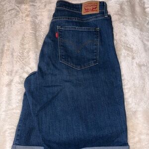 Levi's Dark Blue Denim Jeans